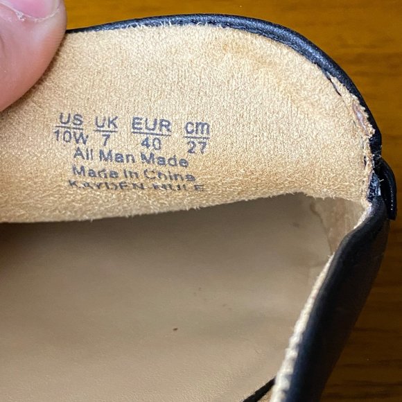 Naturalizer Black Leather Horsebit Kayden Mules 10W Slip On Non Slip Com… - Picture 8 of 8